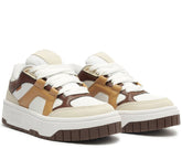 TÊNIS IVY MAXI BRANCO E MARROM TERRA C 30533 0004 0008 ANACAPRI